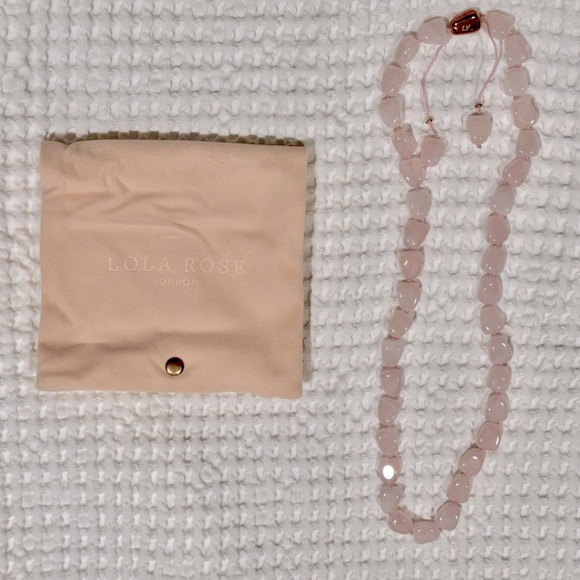 Lola Rose Rose Quartz Beaded Necklace - Picture 2 of 6